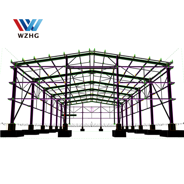 Prefabricated Steel Structure Metal Warehouse Building Design