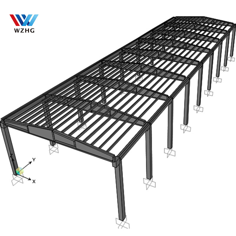 Prefabricated Steel Structure Metal Warehouse Building Design